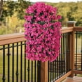 thumbnail image 6 of DAMAI 28.7inch Artificial Bougainvillea Hanging Flowers for Outdoors Fake Silk Bougainvillea Vines Faux Plastic Long Trailing Floral Vines for Home Porch Patio Balcony Planter Yard Garden, 6 of 6