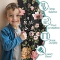 thumbnail image 3 of Blackout Kids Curtains,Pioneer Flower Floral Print Pattern Childrens Insulated Curtains Set Of 2,Bedroom Essentials,Toddler Room Decor 42"x63", 3 of 5