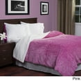 thumbnail image 4 of Lavish Home Floral Etched Fleece Blanket with Sherpa, 4 of 5