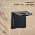 thumbnail image 2 of MaisoNovo Shampoo Dispenser for Shower Wall Mount - Drill Free Shampoo and Conditioner Dispenser Set with Labels | 3 Black Shower Shampoo Dispenser 3 Chamber Black Soap Pump Dispenser, 2 of 8