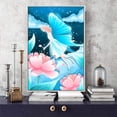 thumbnail image 3 of IDEA4WALL Framed Canvas Wall Art for Living Room, Bedroom Flow in The Dream Canvas Prints for Modern Home Decoration Ready to Hang, 3 of 4