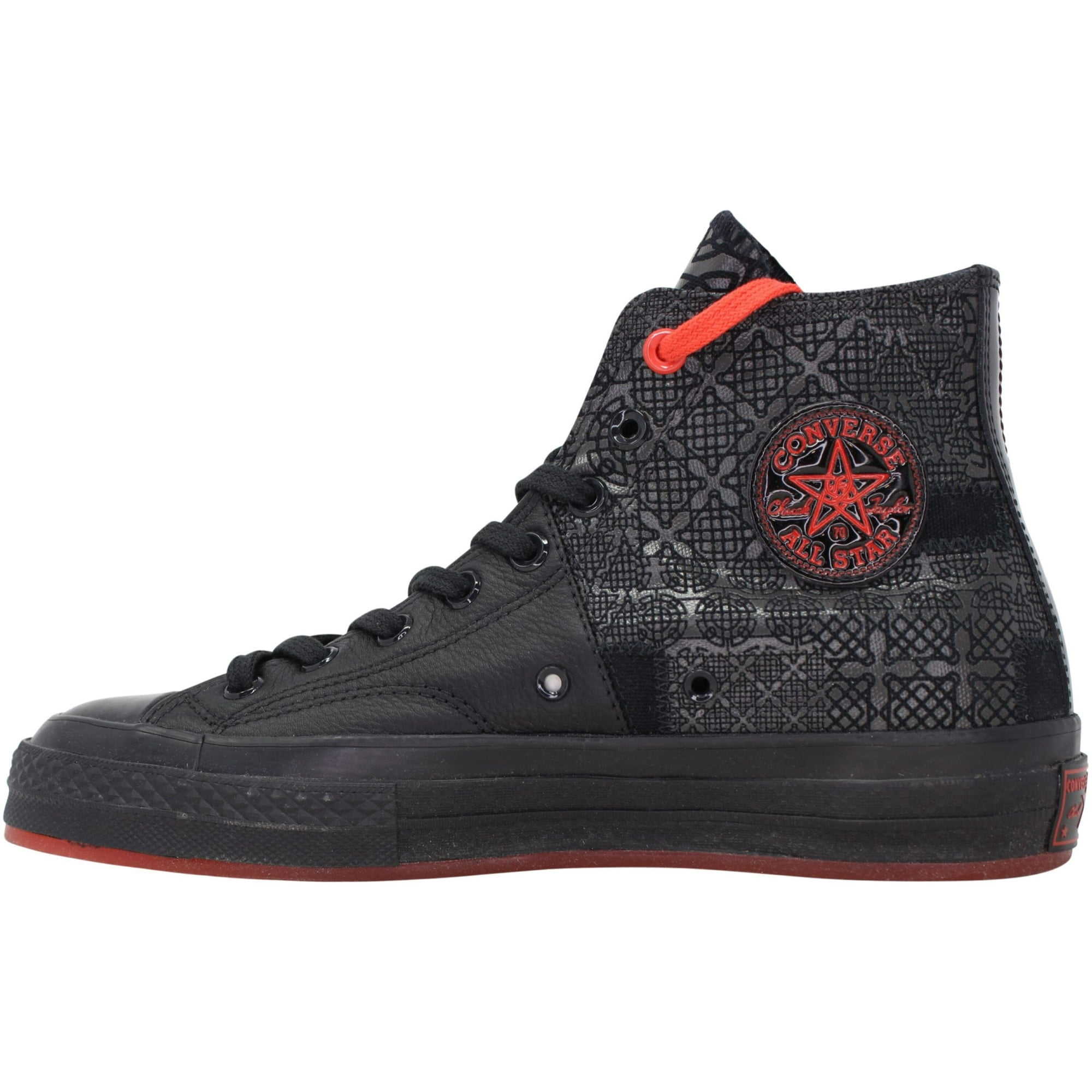 Converse Chuck 70 Hi Black Black Chile Red 170584C Men s Size 8.5 Medium Walmart