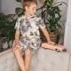 thumbnail image 4 of Balery Flying Butterflies-1 Conjunto de Pijama Infantil de Manga Corta con Estampado – Ropa de Dormir de Algodón Suave-3X-Large, 4 of 6