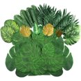 thumbnail image 1 of Hojas tropicales artificiales, hojas selváticas, 108 unidades, LOMIRO, 1 of 7