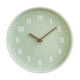 thumbnail image 1 of Reloj de pared decorativo de 30 cm con números grandes y elegante para decoración del hogar. Verde, 1 of 9