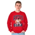 thumbnail image 5 of Street Fighter Ryu's Gym Workout Men's Crewneck Sweatshirt Brisco Brands M, 5 of 6