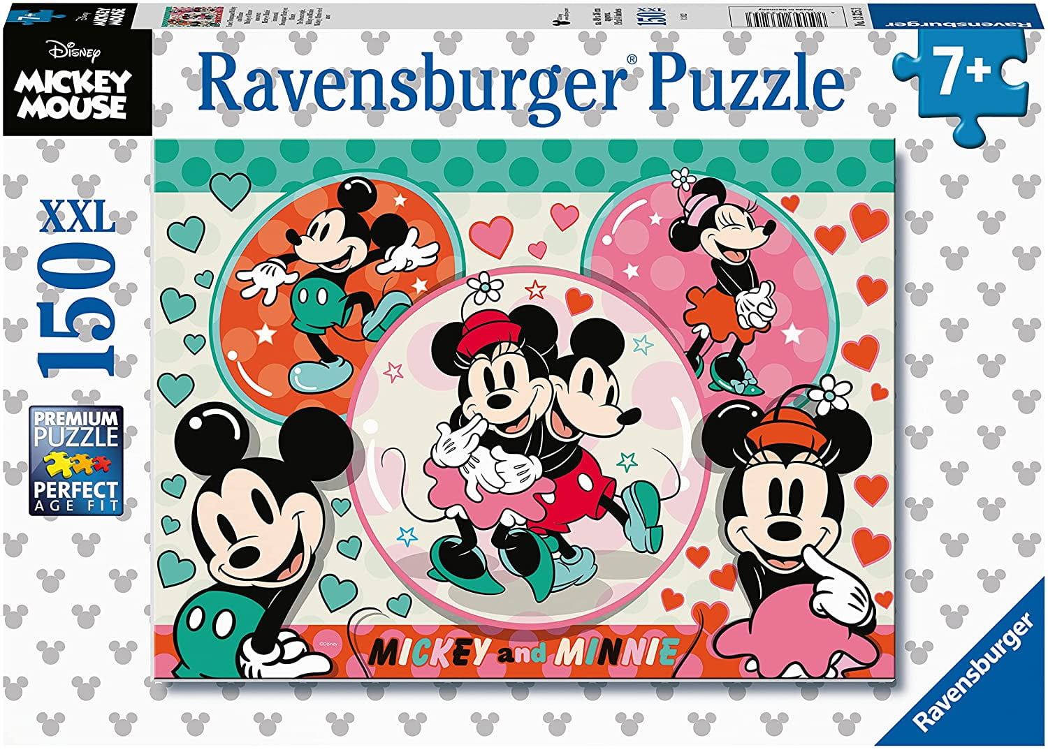 RAVENSBURGER Puzzle 13325 Ravensburger 13325-Our Dream Couple Mickey and Minnie-150 Pieces XXL Disney Puzzle for - Walmart.com