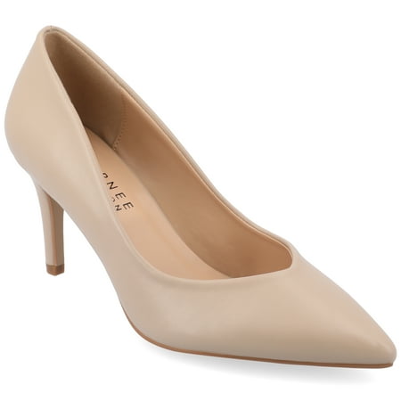 

Journee Collection Women s Gabriella SuperNatural Shades Tru Comfort Foam Wide Width Slip On Pointed Toe Pumps