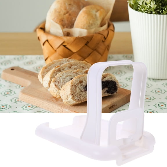 WHAMVOX Adjustable Bread Slicer Guide with Thickness Control for Homemade Bread, Easy and Precise Bread Cutting Tool