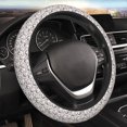 thumbnail image 4 of Uemuo Cute Baseball Printed Car Elastic Steering Wheel Cover - Universal Car Accessory for Diverse Cars Anti-Slip, and Comfortable- 15", 4 of 8
