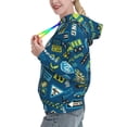thumbnail image 2 of Salouo Dump Truck Pattern Hoodie Sweatshirts for Women, Autumn Pullover Hoodie Workout Sweat Women's Long Sleeve Preppy Sweatshirts-Large, 2 of 7