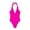 62-hot pink one piece swimsuit women, variant on Halter Swim Dress Womens One Piece Solid Color Swimsuit Cute Bathing Suits Tummy Control Cheeky Swimsuits Full Coverage One Piece Swimsuit Black,L