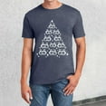 thumbnail image 2 of Mens Christmas T Shirts Short Sleeve Funny Graphic Pajamas Tee Crew Neck Casual 2025 Fashion Family Xmas Gift Mens Shirts Navy M, 2 of 5