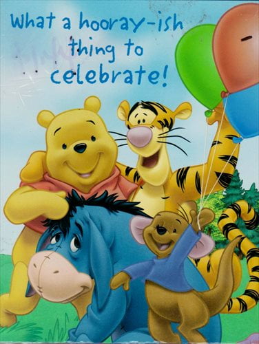 Winnie the Pooh 'Pooh's Fun Celebration' Invitations w/ Envelopes (8ct ...