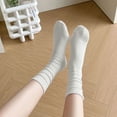 thumbnail image 4 of Women's Slouchy Ankle Socks Soft Solid Cotton for Casual Comfort 2 Pairs, 4 of 7