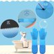 thumbnail image 2 of Guantes de aseo para mascotas, removedor de pelo para mascotas, gatos, guantes de lavado para perros, guantes de limpieza de silicona resistentes al calor con guantes de cuidado de dientes de alta de, 2 of 5