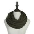 thumbnail image 3 of Knitted Wool Neck Warmer, Cross-Wrap Design Scarf for Men & Women,140*35cm,pink, 3 of 25