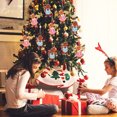 thumbnail image 4 of 12 piezas de gnomos navideños colgantes de madera Papá Noel hombre de jengibre árbol de Navidad colgante decoración navideña para el hogar Año Nuevo, 4 of 5
