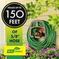 thumbnail image 2 of DF OMER Plastic Garden Water Hose Holder with Storage Compartment Fits 150 ft. Hose – 10x5x5 in. Weatherproof Wall Mount Hose Rack Hanger for Outside with Shelf for Garden Equipment, 2 of 9
