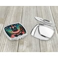 thumbnail image 3 of Black French Bulldog Christmas Compact Mirror 2.75 in x 3 in, 3 of 4