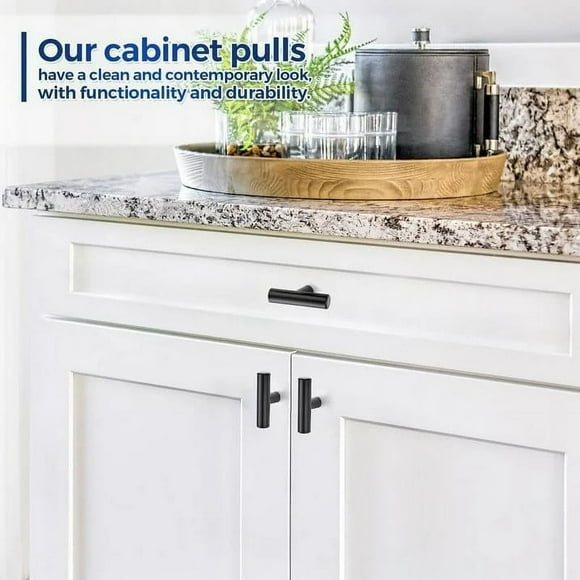 EGNMCR Black Cabinet Handles 2in Kitchen Cabient Knobs door handle