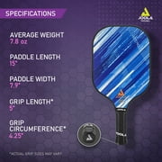 JOOLA Astro Fiberglass Pickleball Paddle for Intermediate and Beginner Players, Blue