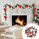 thumbnail image 1 of ¡Oferta Imperdible!, Nuevas hojas artificiales de ratán para Navidad, adornos navideños, simulación de ratán para Navidad Akmoler, 1 of 8