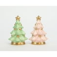 thumbnail image 2 of Pastel Ceramic Christmas Tree Salt and Pepper Shakers, 2 of 3