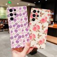 thumbnail image 2 of For Samsung Galaxy S22 5G Small Floral Phone Case(Pink),iPhone 12, 2 of 4