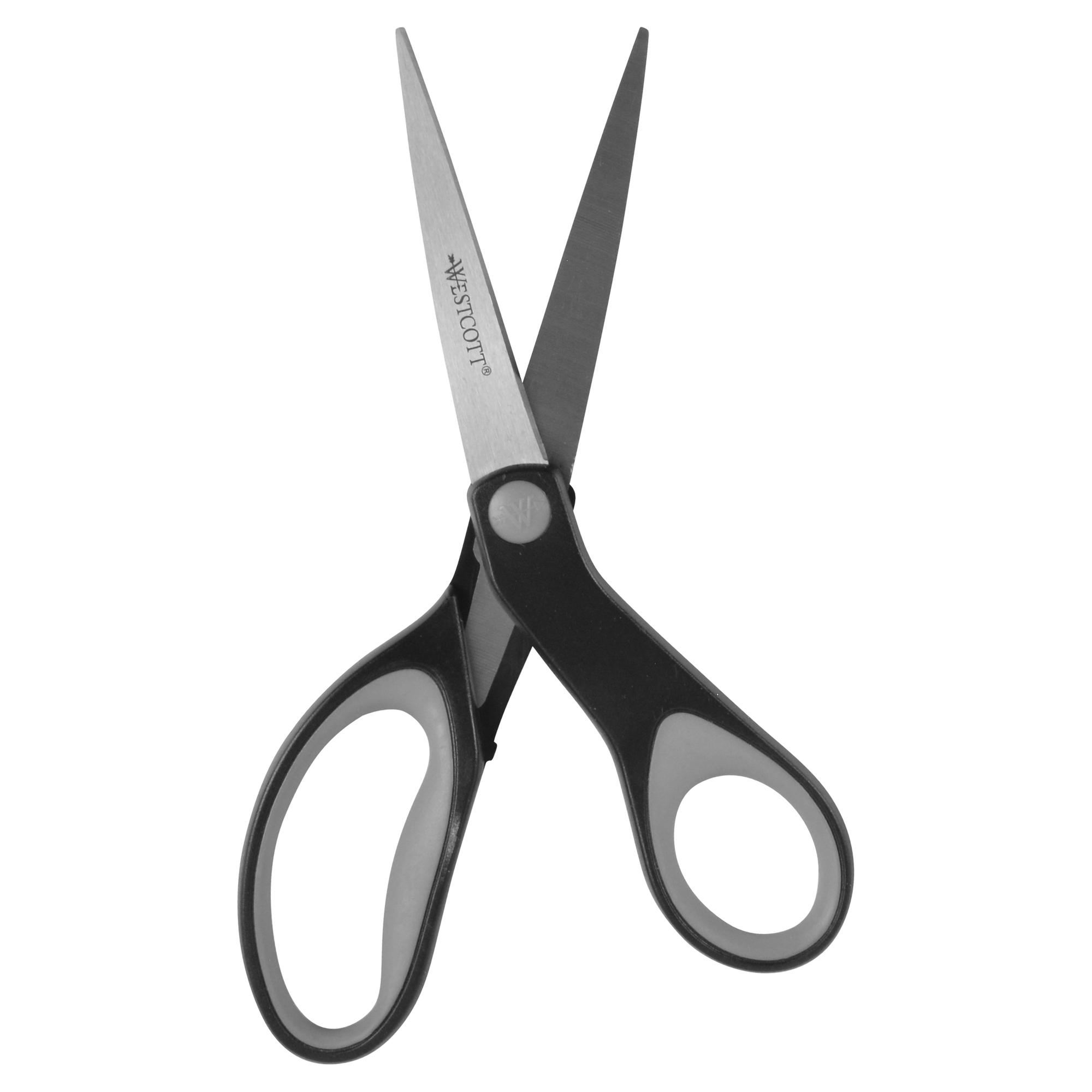 Westcott 8" Fun & Fashion Scissor (Gray and Black) - image 2 of 4