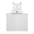 thumbnail image 3 of Men's Gym Tank Tops Y-Back Workout Muscle Tee Athletic Workout Fitness Vest T-Shirts, 3 of 5