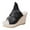 Black2, variant on Womens Platform Wedges Open Toe Casual Soft Leather High Heels Sandals Comfy Arch Support Slip on Slides White Size 9.5