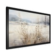 thumbnail image 2 of Designart "Winter Meadow View A Scene of Calmness I" Landscapes Framed Wall Art Decor - Traditional Grey Meadow Living Room Framed Canvas Art, 2 of 6
