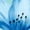 Blue-1, variant on Women's Aesthetic Watercolor Orange Lily Floral Graphic V-Neck Sleeveless T-Shirt Casual Summer Tee