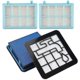 thumbnail image 3 of Pack of 2 Filter Set for Philips PowerPro Compact FC9331 FC9332 FC8010 Vacuum Cleanersblack & blue SZRH A-R5252, 3 of 5