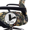thumbnail image 5 of Whosucclay Mushroom Flower Leaf Pattern Office Chair Cover, Waterproof Desk Chair Seat Protector for Rotating Chair Slipcovers Anti-Slip Office Chair Seat Covers Easy to Clean for Office-S, 5 of 7