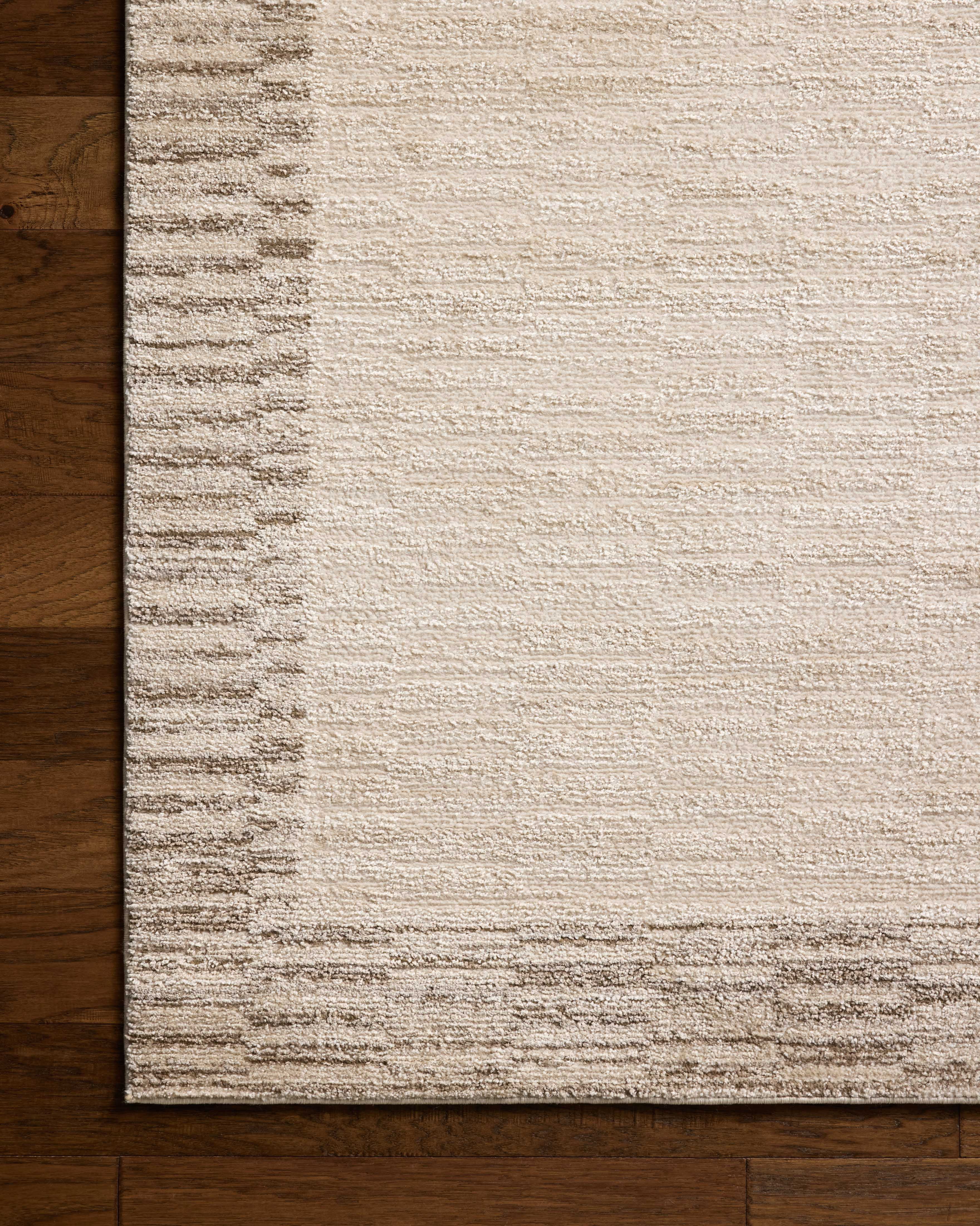 Chris Loves Julia x Loloi Calvin Ivory / Pebble 5'-3" x 7'-6" Area Rug
