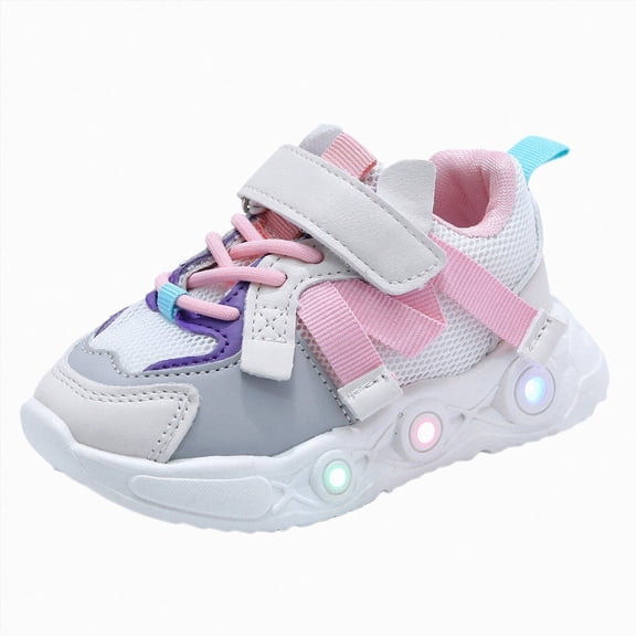 Godom Kids Shoes Girls Kids Lightweight Breathable Lace-up Sneakers Toddler/Little/Big Kid