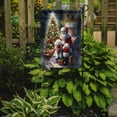 thumbnail image 2 of Bichon Frise and Santa Claus Garden Flag 11.25 in x 15.5 in, 2 of 5