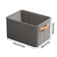 thumbnail image 7 of Closet Organizers and Storage Bins, Fabric Baskets for Storage, 15X10X8 In, Storage Bins for Closet, Clothing Sorting, Bedroom Spaces, Charcoal Gray, 1 Pc, 7 of 7