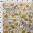thumbnail image 3 of oneOone Cotton Flex Olive Green Fabric Tropical Animal With Plam Leaf Sewing Fabric By The Yard Printed Diy Clothing Sewing Supplies 40 Inch Wide, 3 of 4