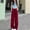 Red, variant on Women's Pants Under $10 With Pockets And Elastic Waistband Solid Color Casual Hip Elasticity Pocket Home Pants