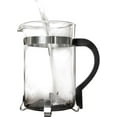thumbnail image 3 of Primula Classic French Press Coffee/Tea Maker - Glass 8 Cup/32 Oz, Black/Chrome Accents — Residential Use, Standard Application, 3 of 6