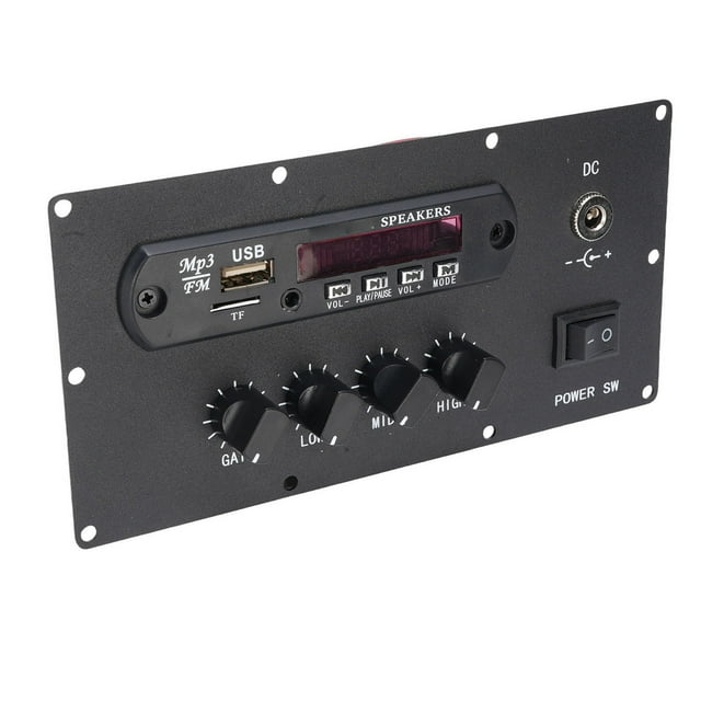 Placa De Tono De Preamplificador, Controlador De Tono De Preamplificador 3 Chips TINE5532 Interfaz De Alta Y Baja Impedancia Módulo De Refuerzo Incorporado Con Control Remoto Para