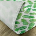 thumbnail image 5 of Ambesonne Green Place Mats Set of 4, Exotic Pineapple Pattern, Standard Size, Green White, 5 of 6