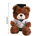 thumbnail image 2 of YIMWNYI Graduation Teddy Bear with Doctoral Cap and White Coat, Cute Doctoral Nurse Bear Doll, Soft Plush Graduation Keepsake, Perfect Gift for Healthcare Professionals and Graduates, 2 of 6