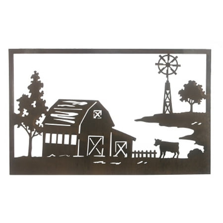 Cut Metal Wall Barn Signs Walmart Com