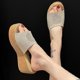 thumbnail image 1 of Sandalias de moda para mujer, zapatillas casuales de suela gruesa para personas de verano perezosas Wmkox8yii hj789, 1 of 9