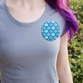 thumbnail image 2 of Mermaid Fish Scale Pattern Pinback Button Pin, 2 of 4
