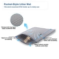 thumbnail image 3 of Gamexcel 38L Stainless Steel Cat Litter Box with Lid, Extra Large Enclosed Metal Litter Box for Big & Multi Cats, High Sides Leak-Proof Easy Clean, 2 Pack, 3 of 7